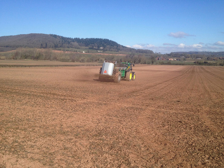 Muck spreading Herefordshire